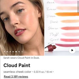 Glossier - brand new cloud paints blush